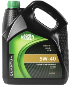 4 PEZZI OLIO QUANTUM MARELLI 5W40 SINTETICO 4LT